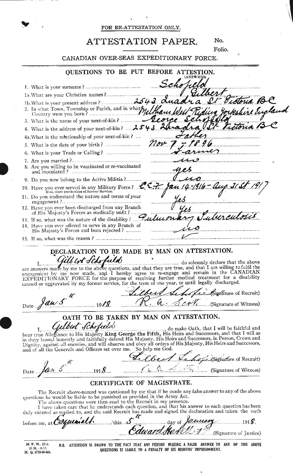 Personnel Records of the First World War - CEF 082189a