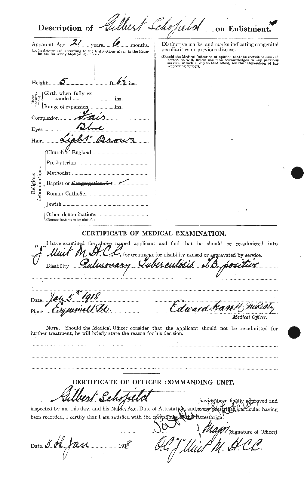 Personnel Records of the First World War - CEF 082189b