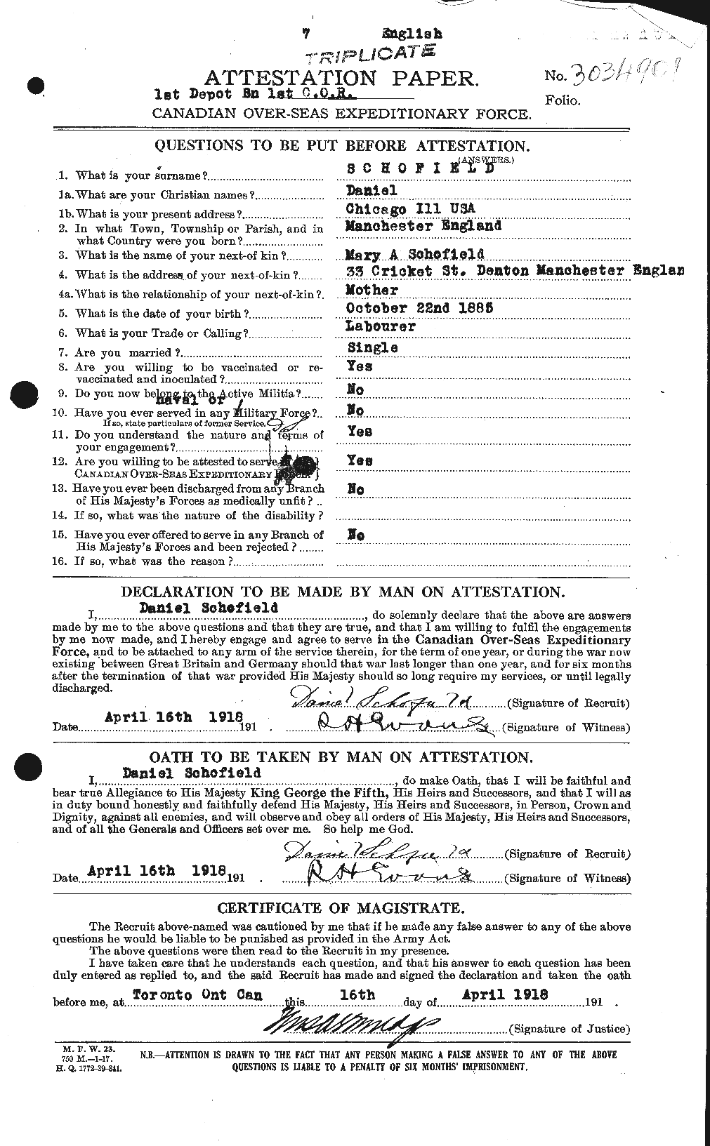 Personnel Records of the First World War - CEF 082212a