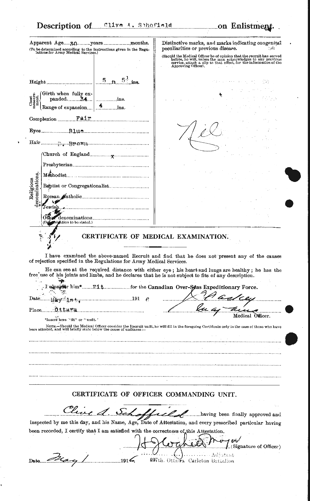 Personnel Records of the First World War - CEF 082213b