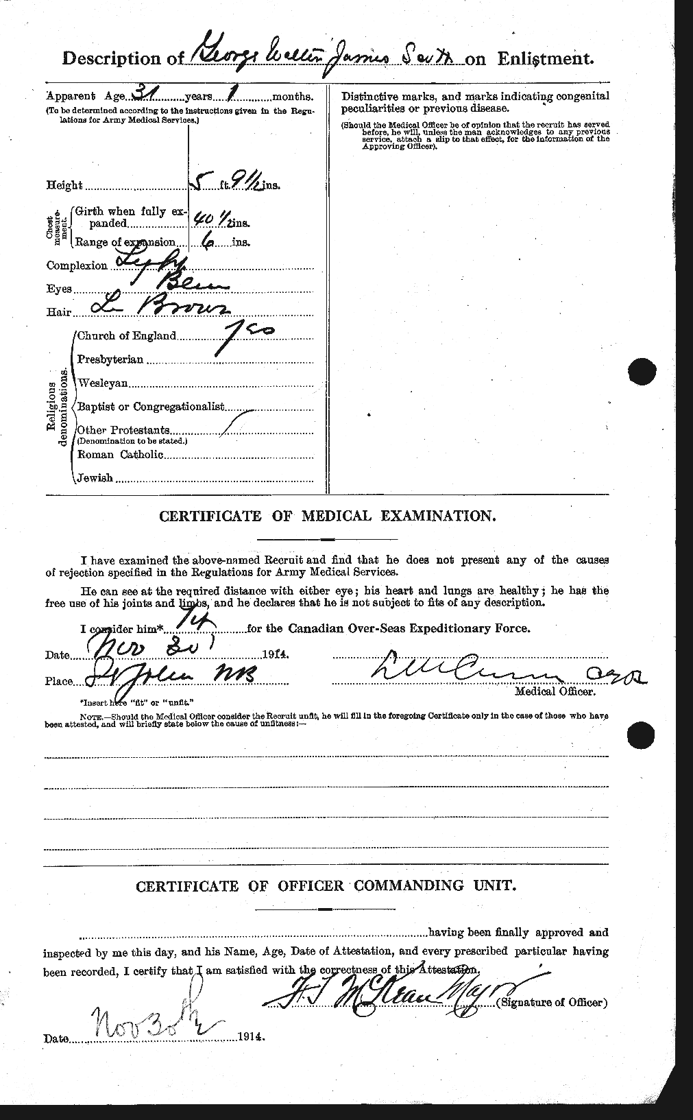 Personnel Records of the First World War - CEF 083135b