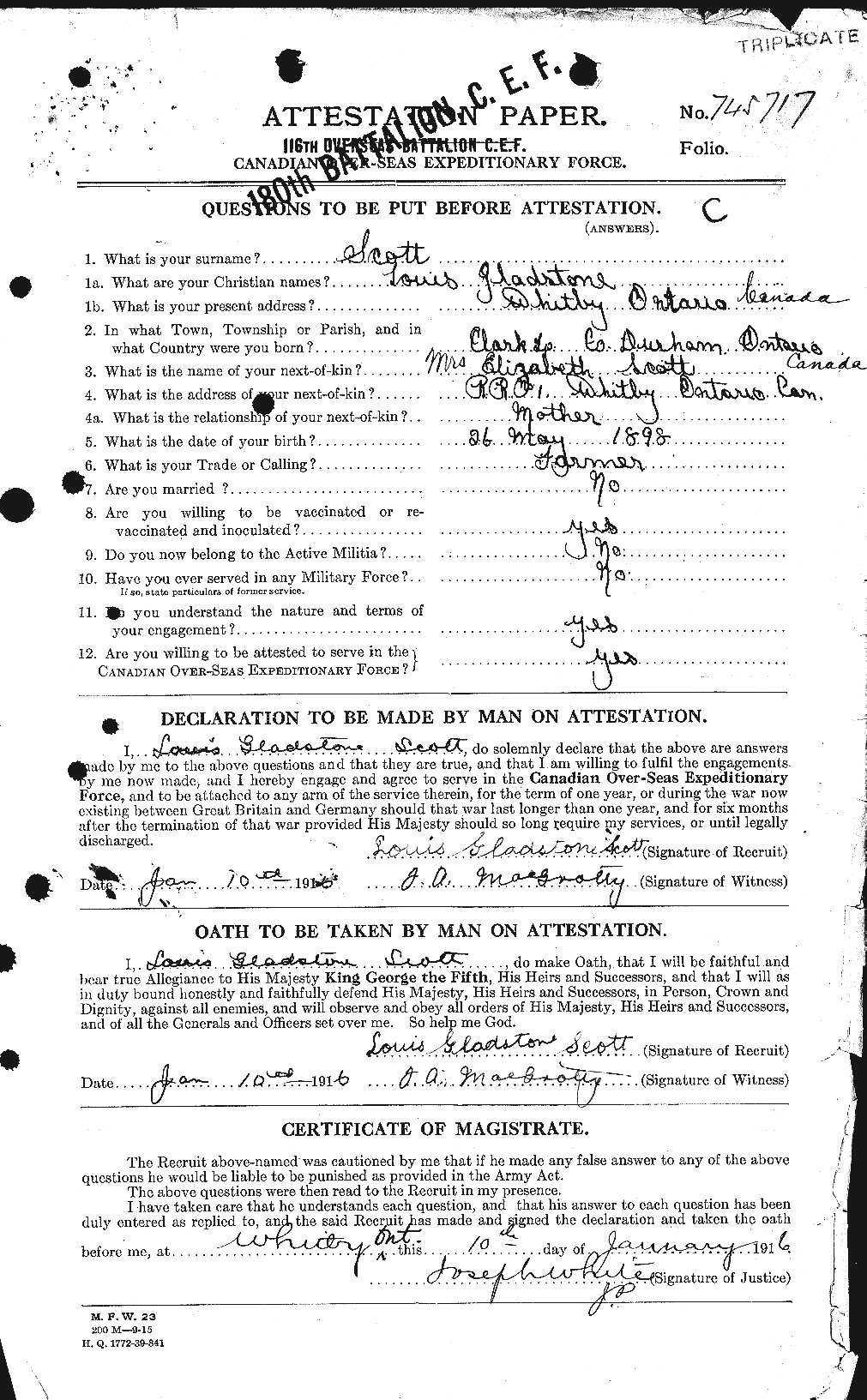 Personnel Records of the First World War - CEF 083524a