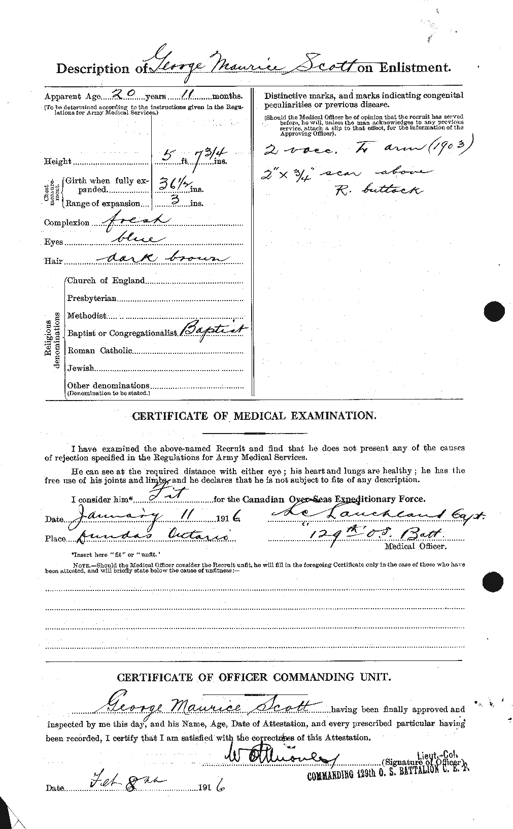 Personnel Records of the First World War - CEF 083544b