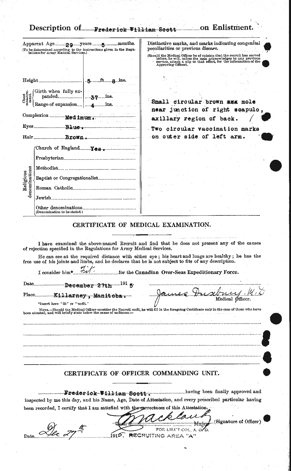 Personnel Records of the First World War - CEF 084379b