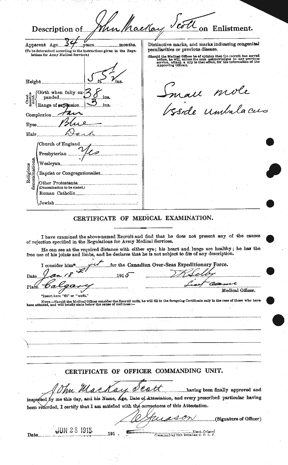 Personnel Records of the First World War - CEF 084444b