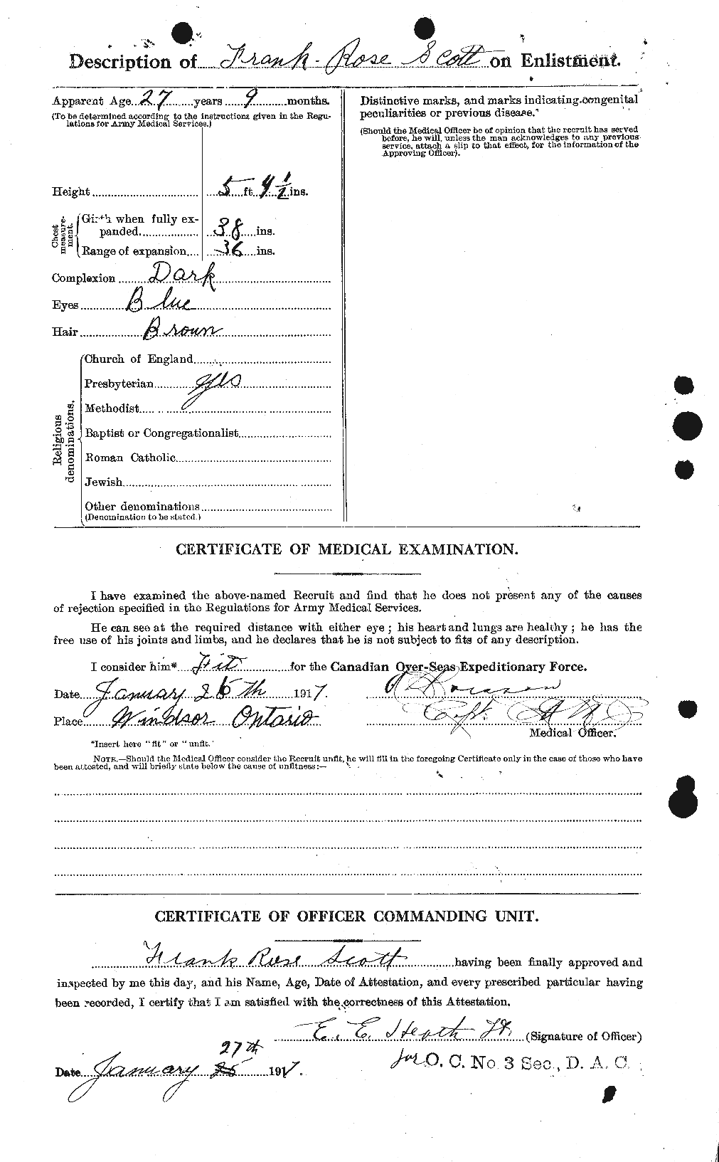 Personnel Records of the First World War - CEF 084693b