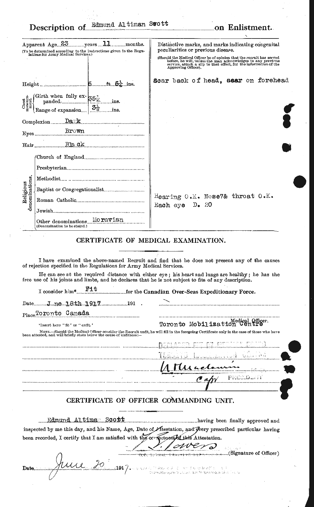 Personnel Records of the First World War - CEF 085332b