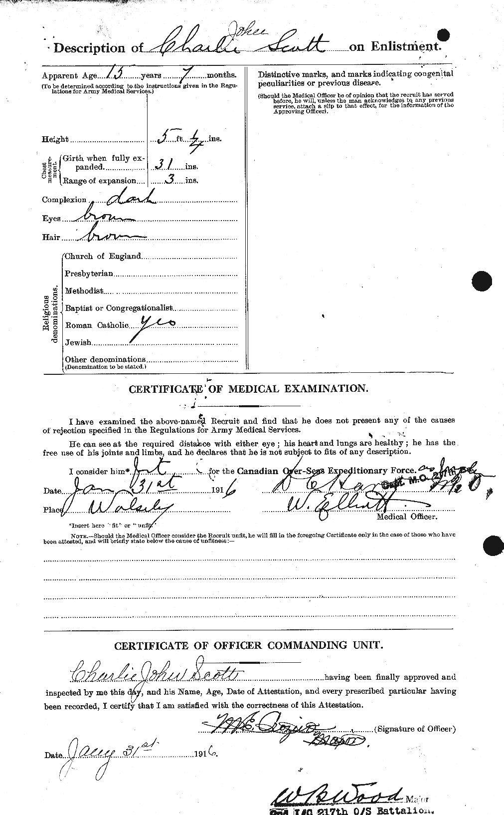 Personnel Records of the First World War - CEF 085868b