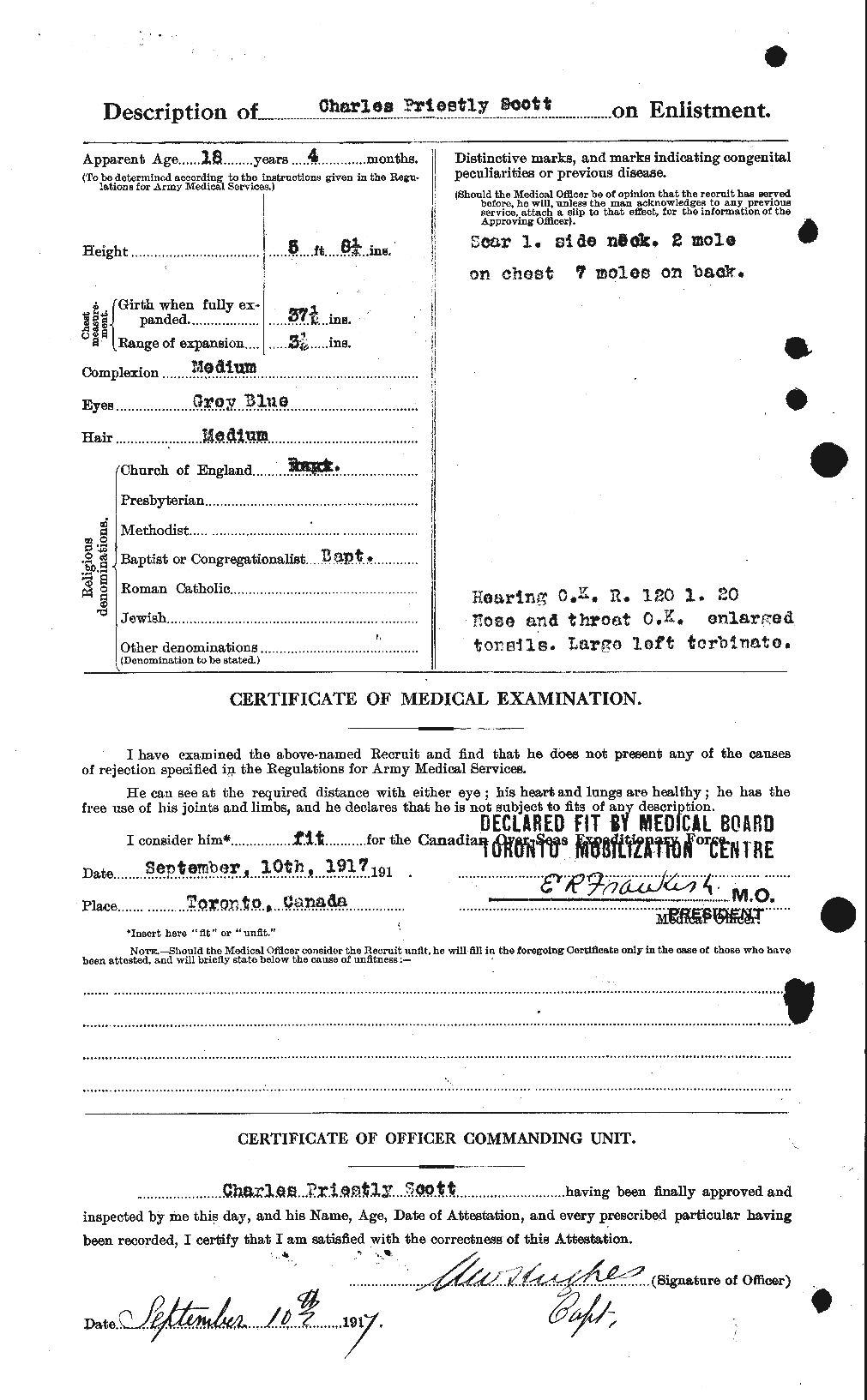 Personnel Records of the First World War - CEF 085880a