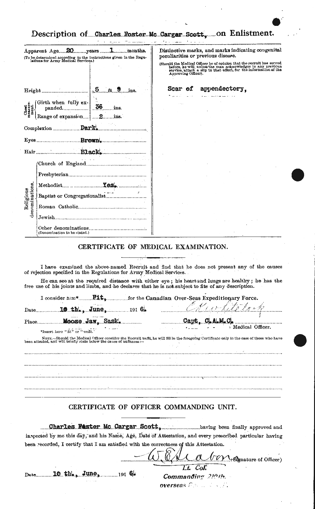 Personnel Records of the First World War - CEF 085897b