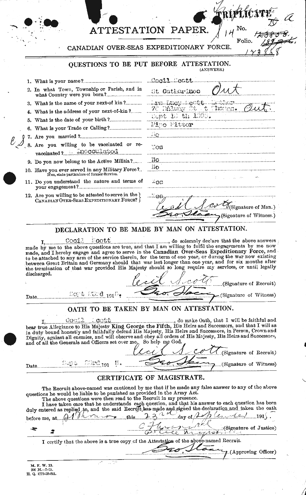 Personnel Records of the First World War - CEF 086204a