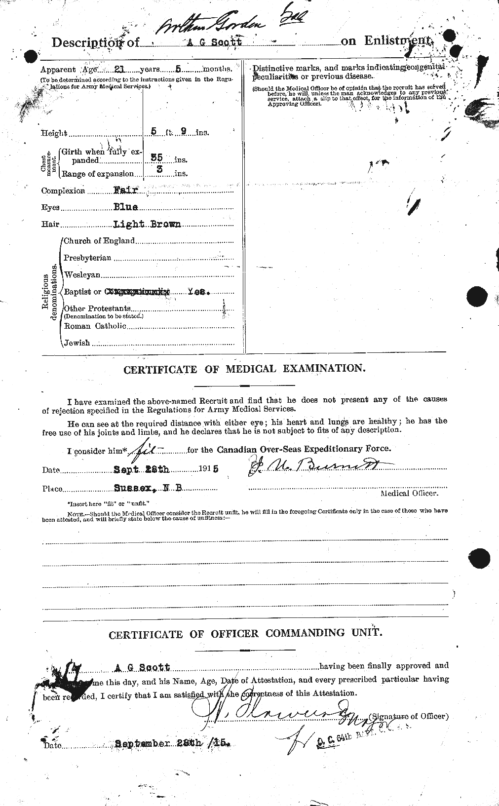 Personnel Records of the First World War - CEF 086236b