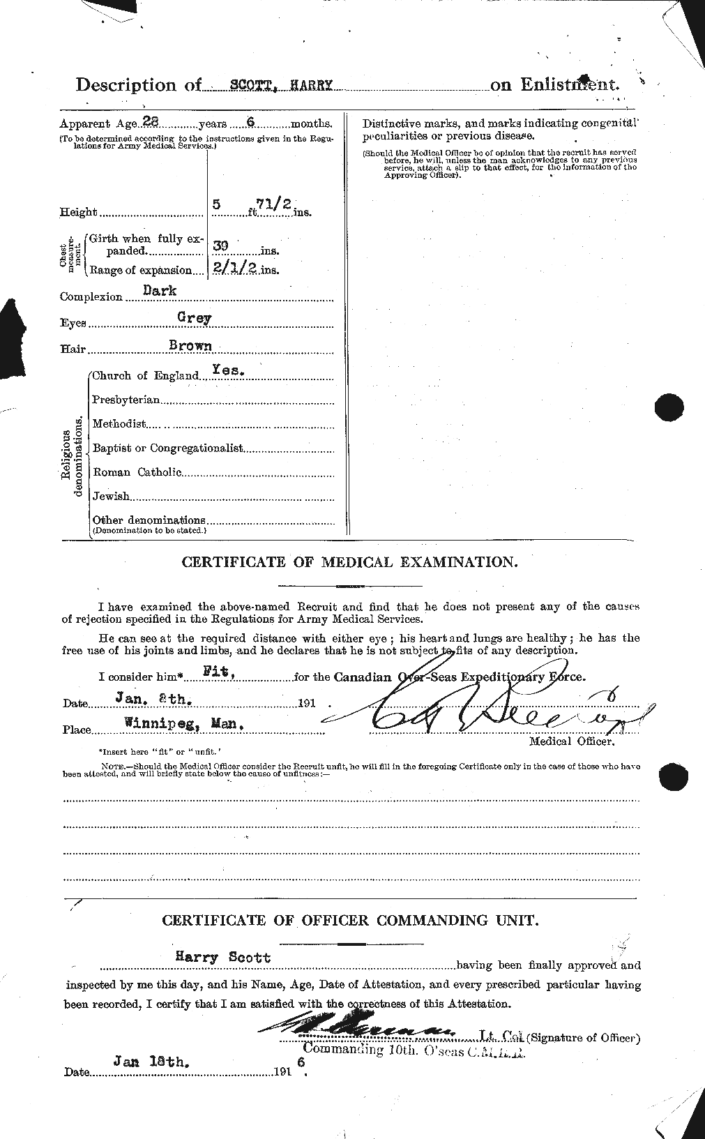 Personnel Records of the First World War - CEF 086323b