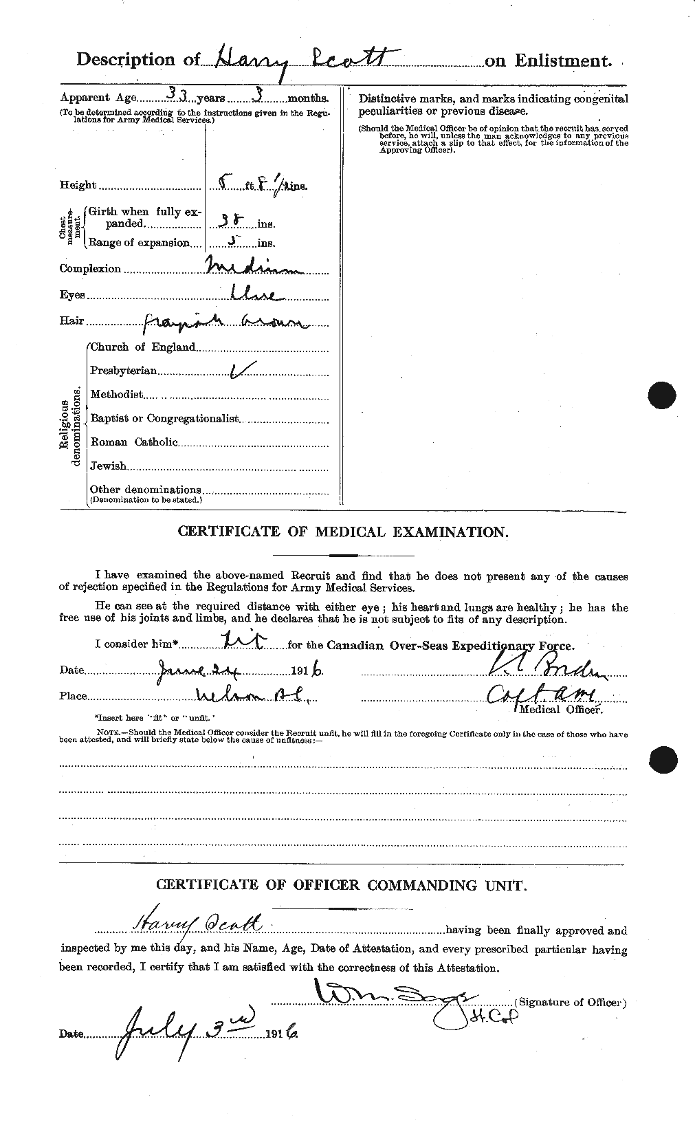 Personnel Records of the First World War - CEF 086326b