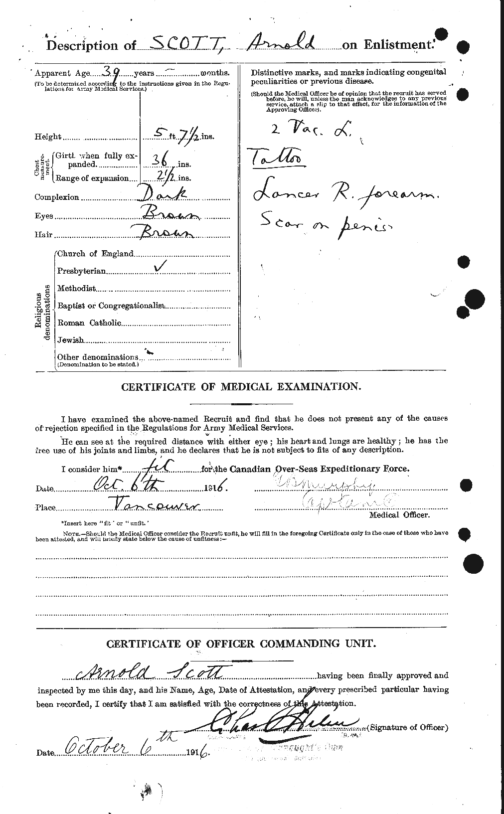 Personnel Records of the First World War - CEF 086422b