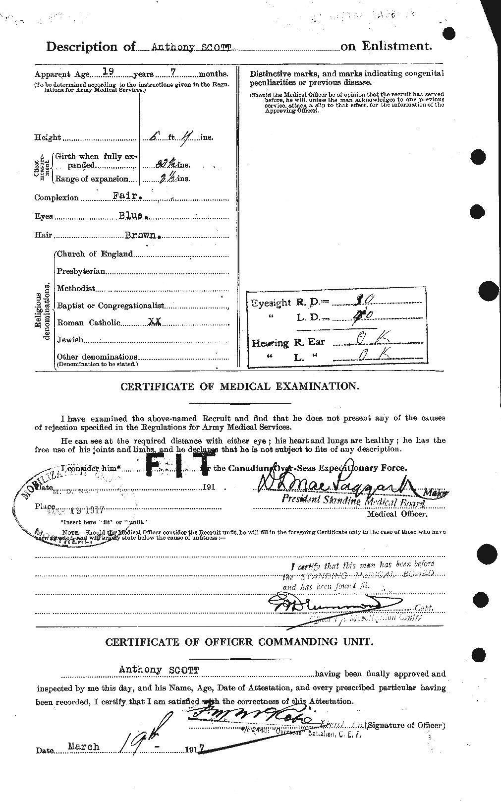 Personnel Records of the First World War - CEF 086434b