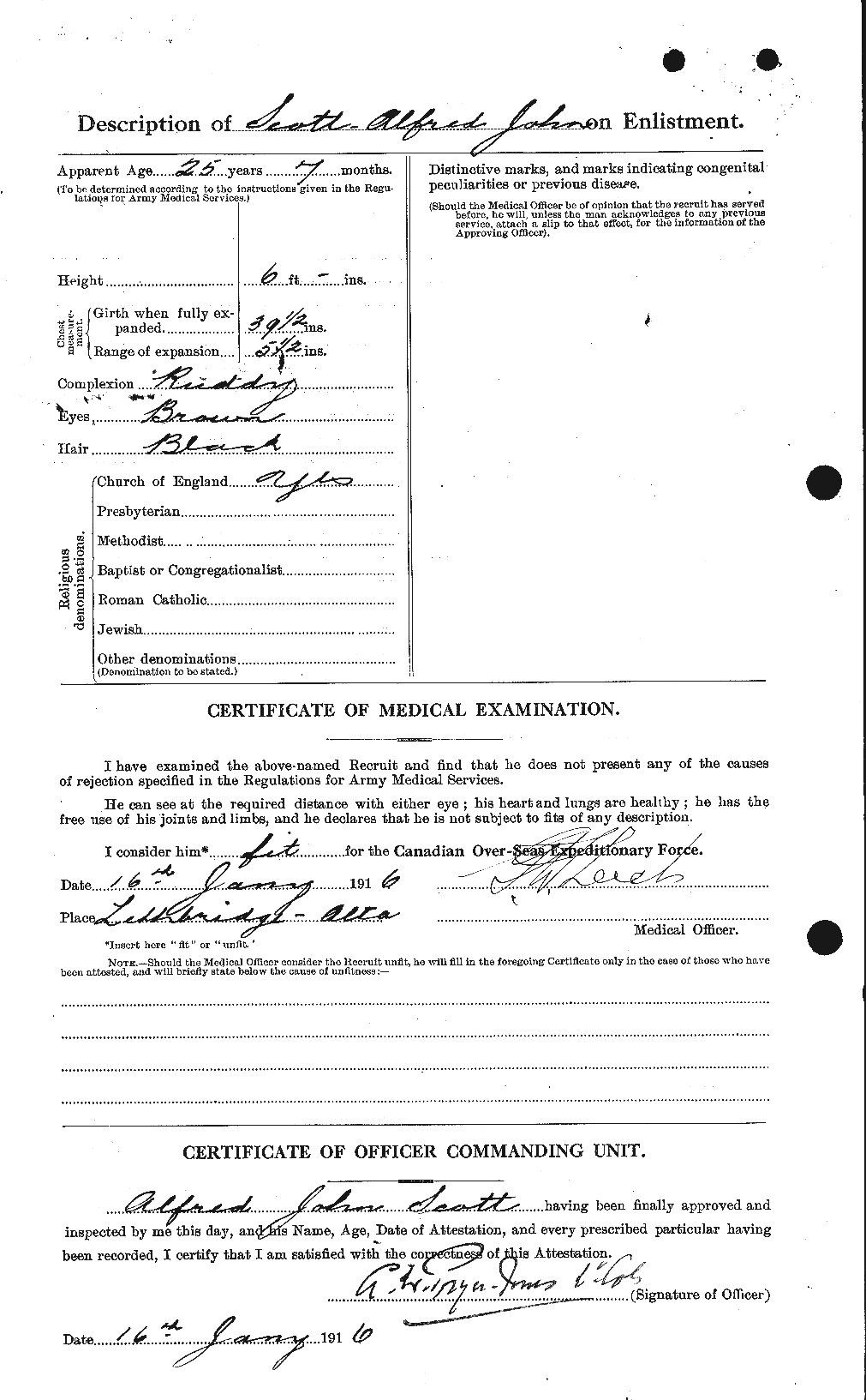 Personnel Records of the First World War - CEF 086580b