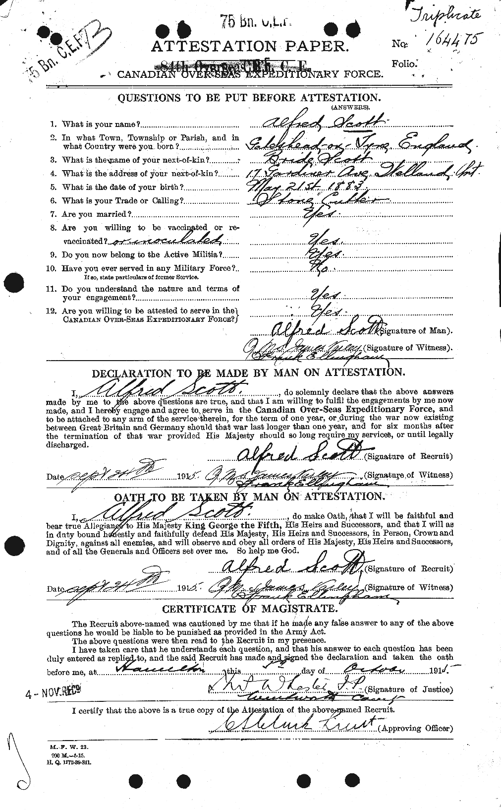 Personnel Records of the First World War - CEF 086589a