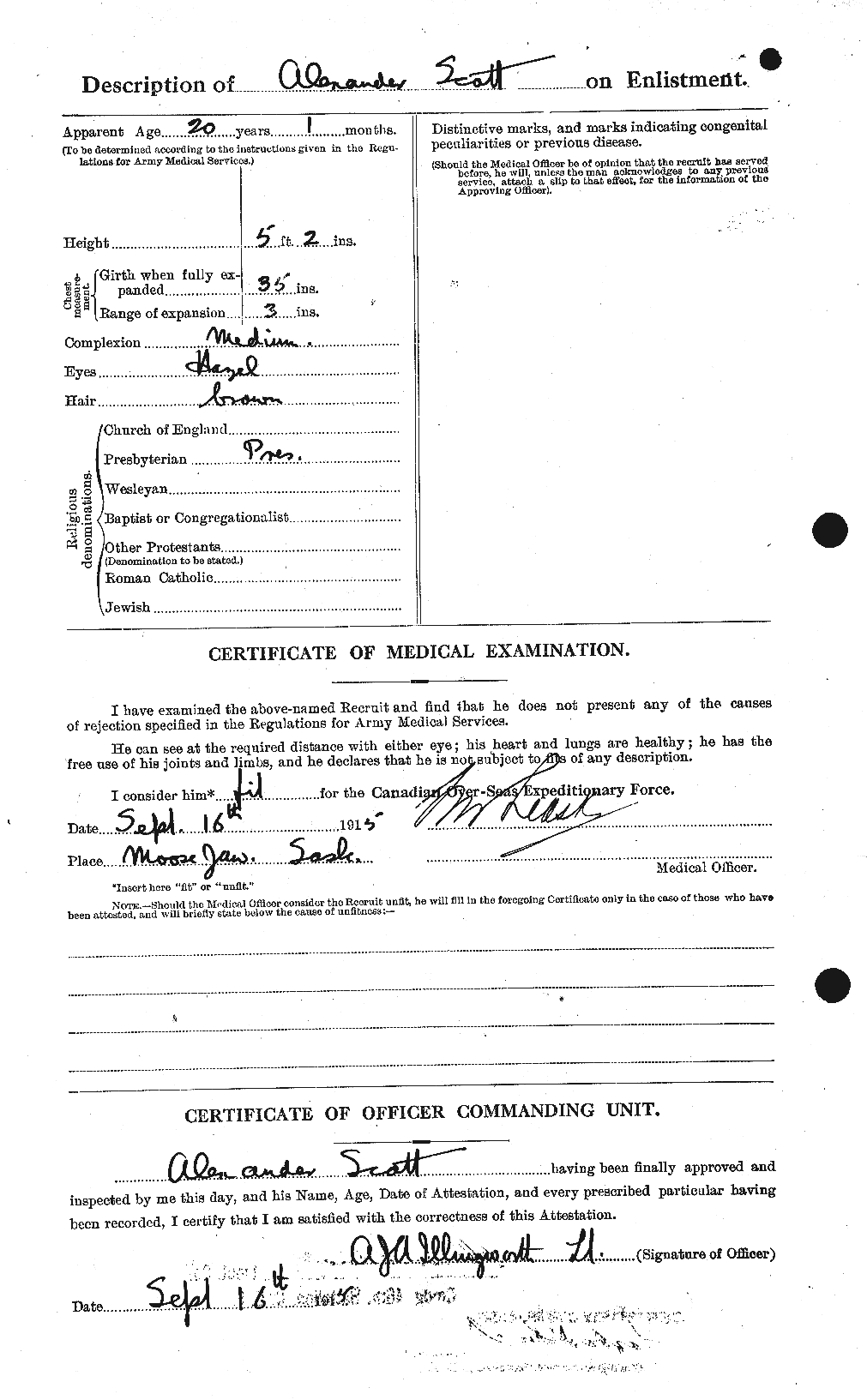 Personnel Records of the First World War - CEF 086613b