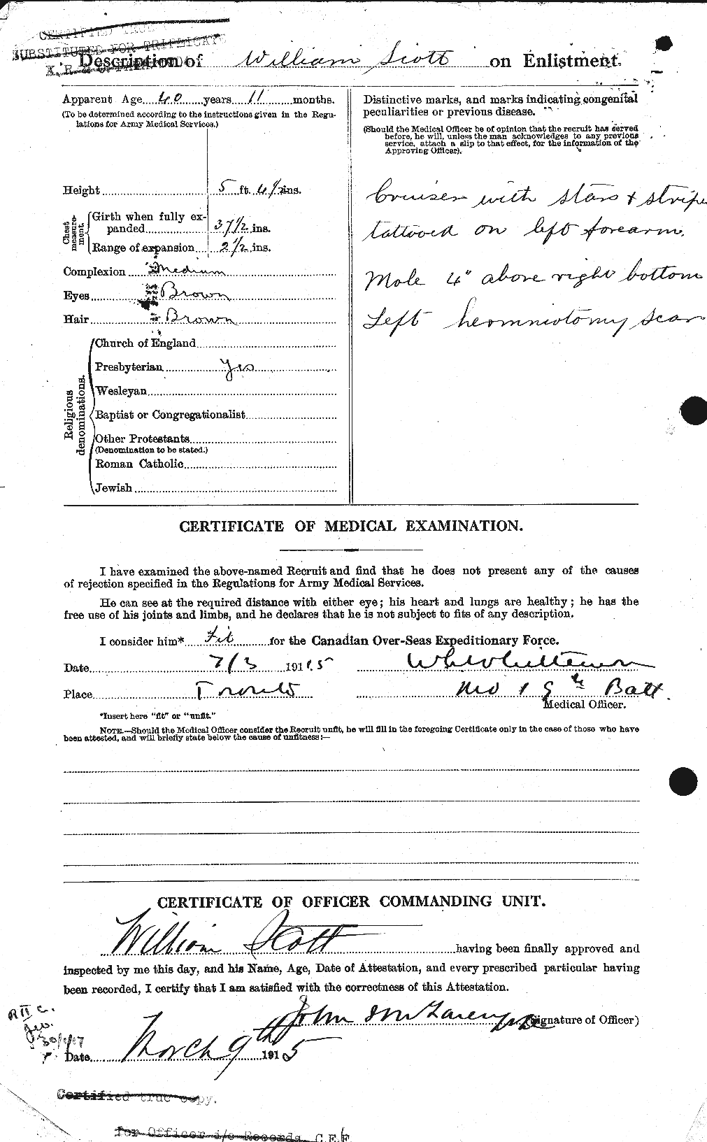 Personnel Records of the First World War - CEF 087357b