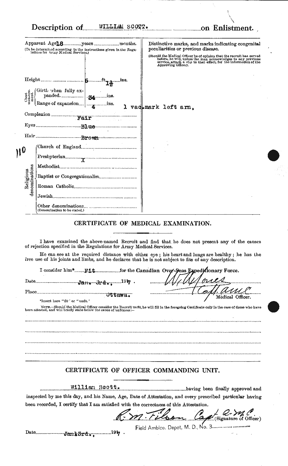 Personnel Records of the First World War - CEF 087658b