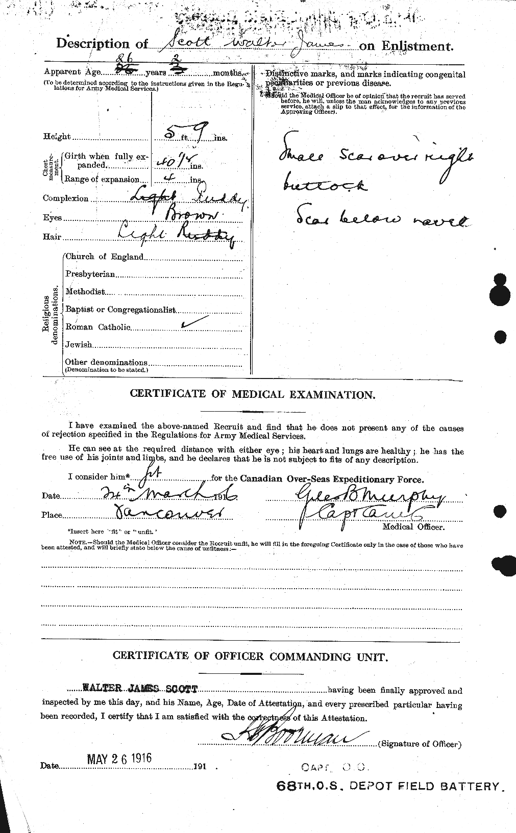 Personnel Records of the First World War - CEF 087977b
