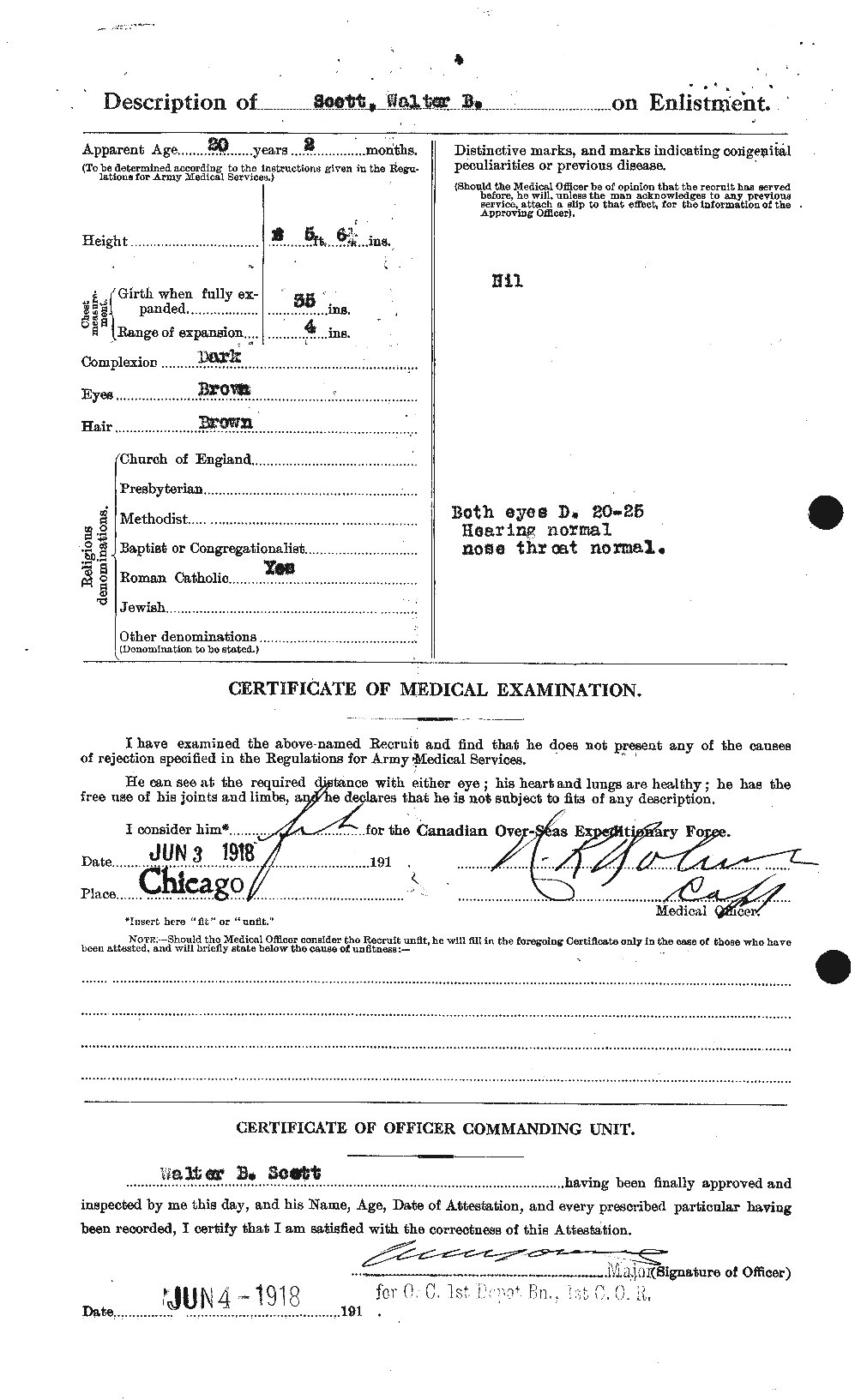 Personnel Records of the First World War - CEF 088001b