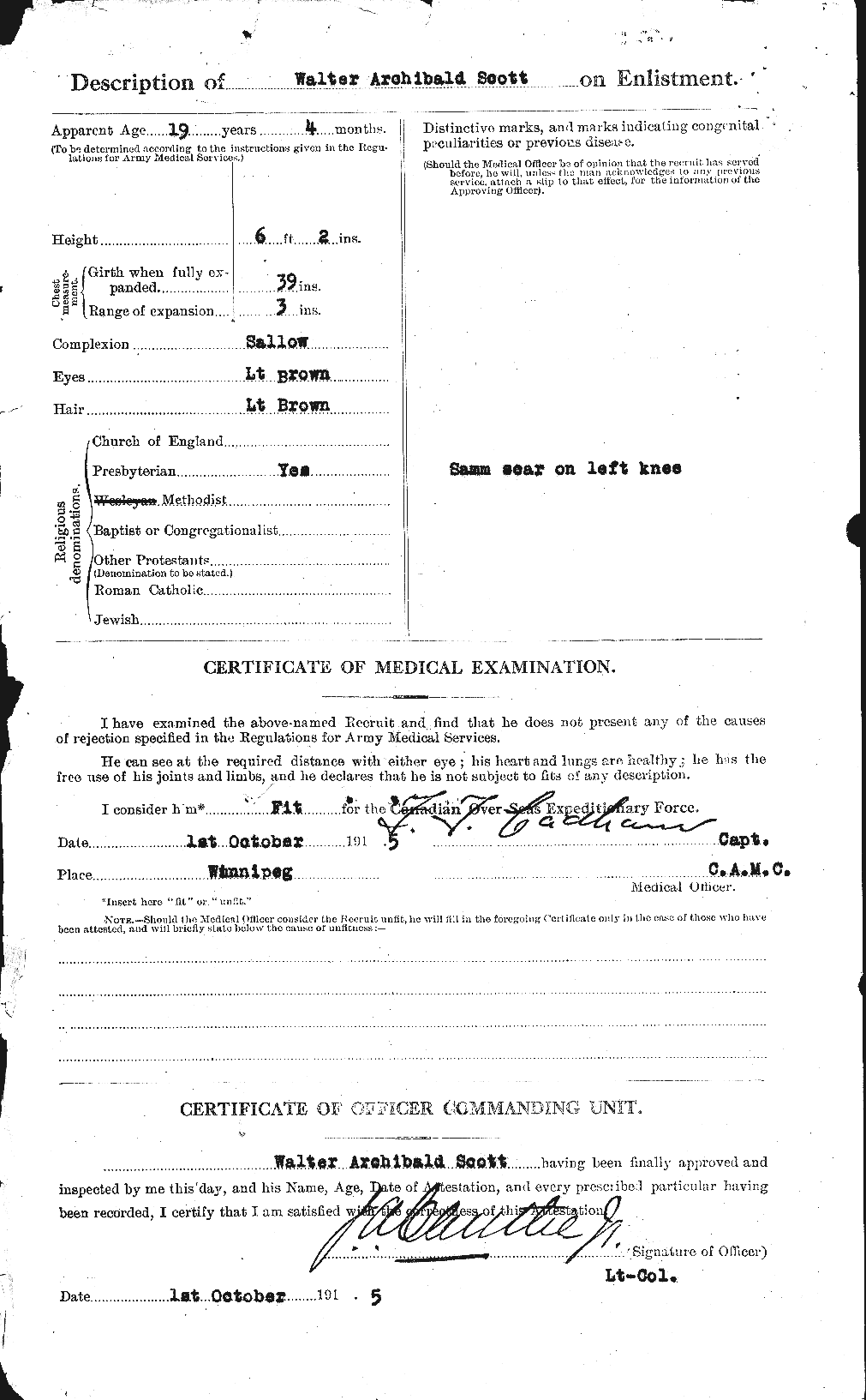Personnel Records of the First World War - CEF 088003b