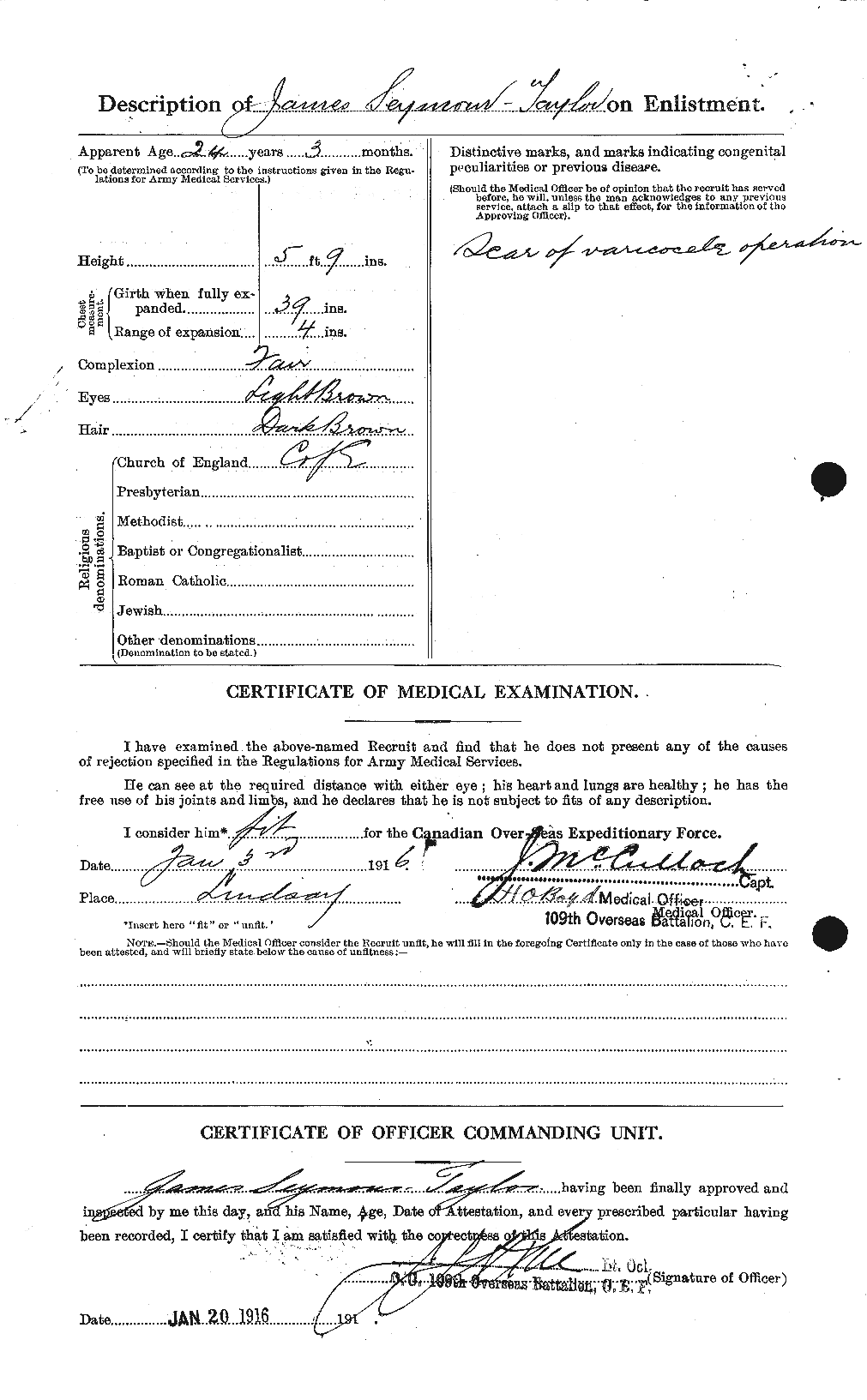 Personnel Records of the First World War - CEF 088279b