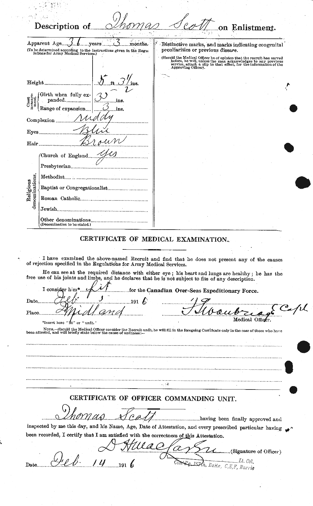 Personnel Records of the First World War - CEF 088529b