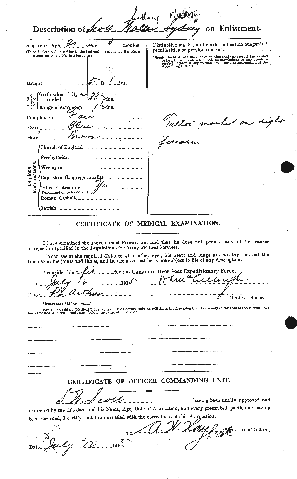 Personnel Records of the First World War - CEF 088548b