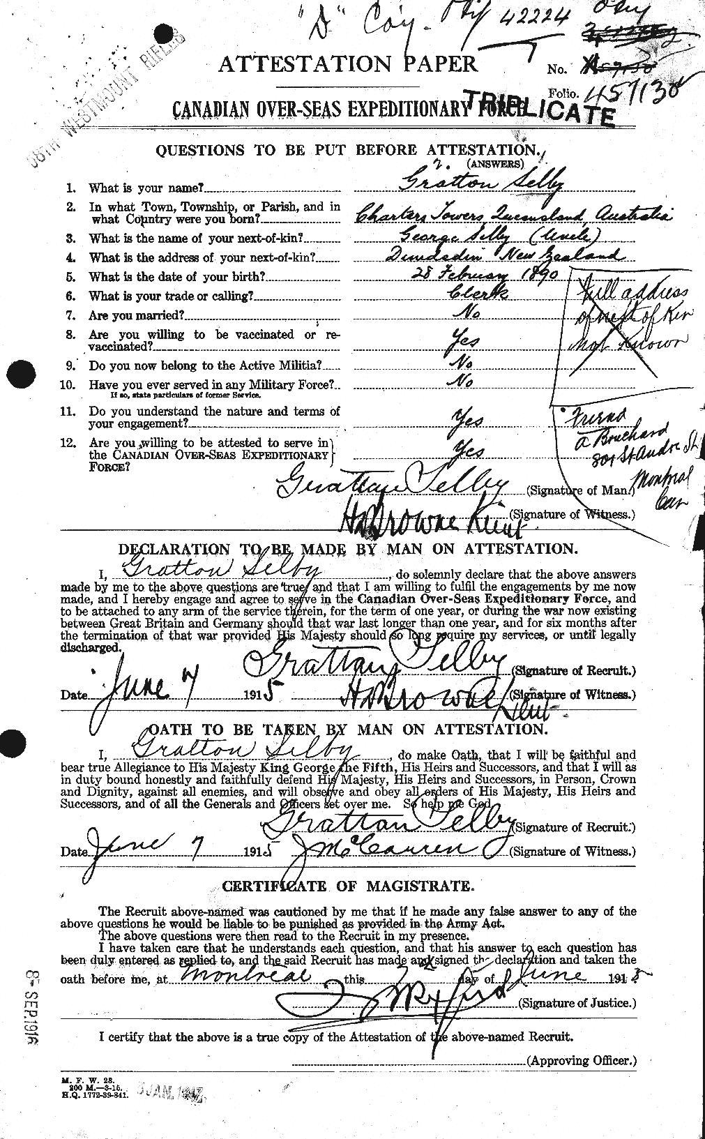 Personnel Records of the First World War - CEF 088755a