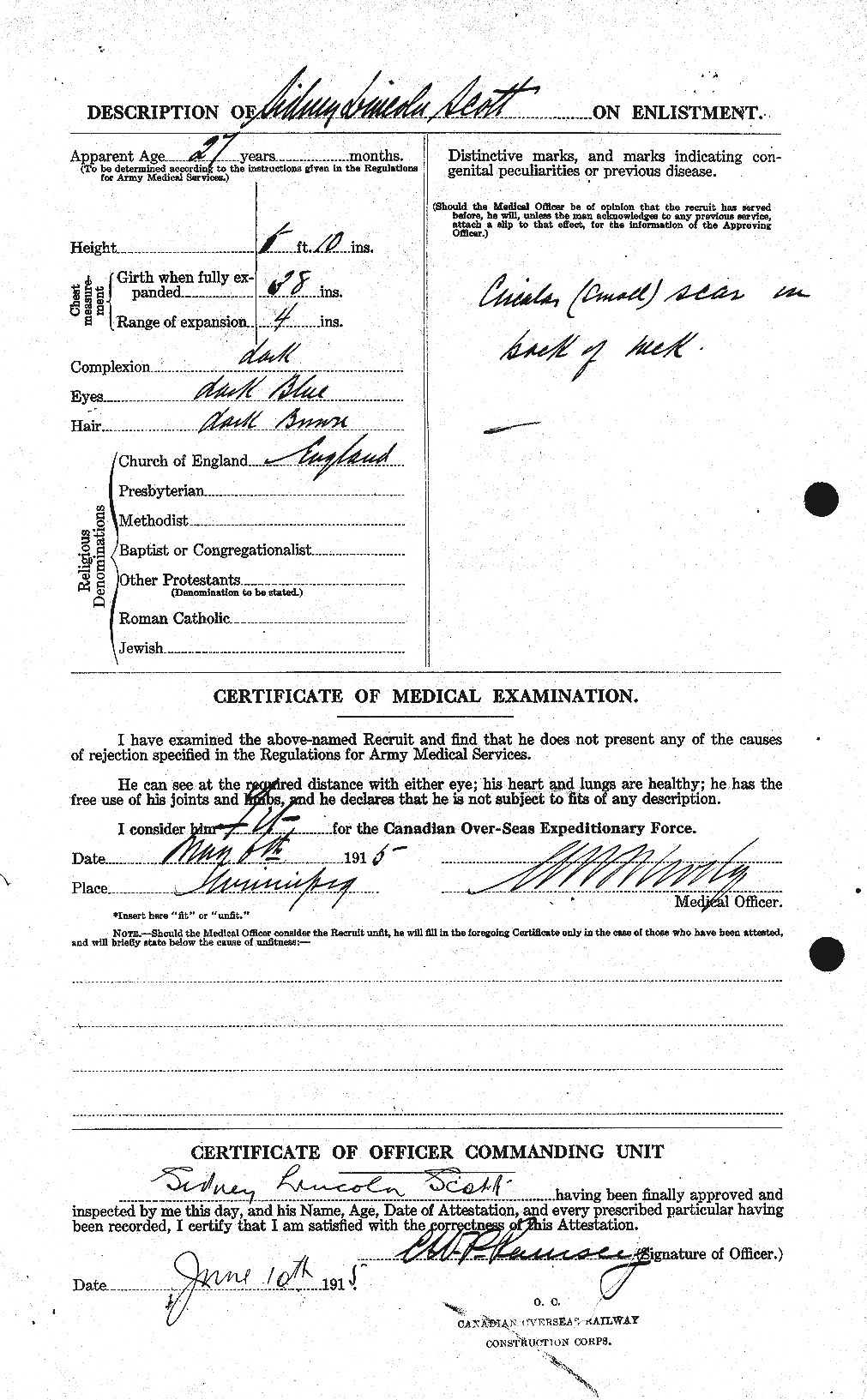 Personnel Records of the First World War - CEF 088845b