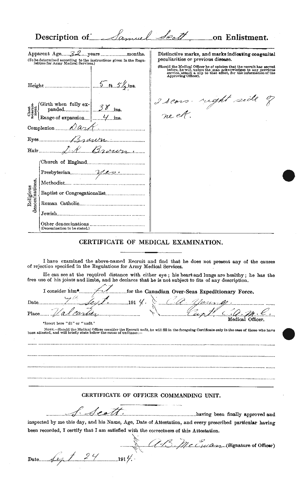Personnel Records of the First World War - CEF 088872b