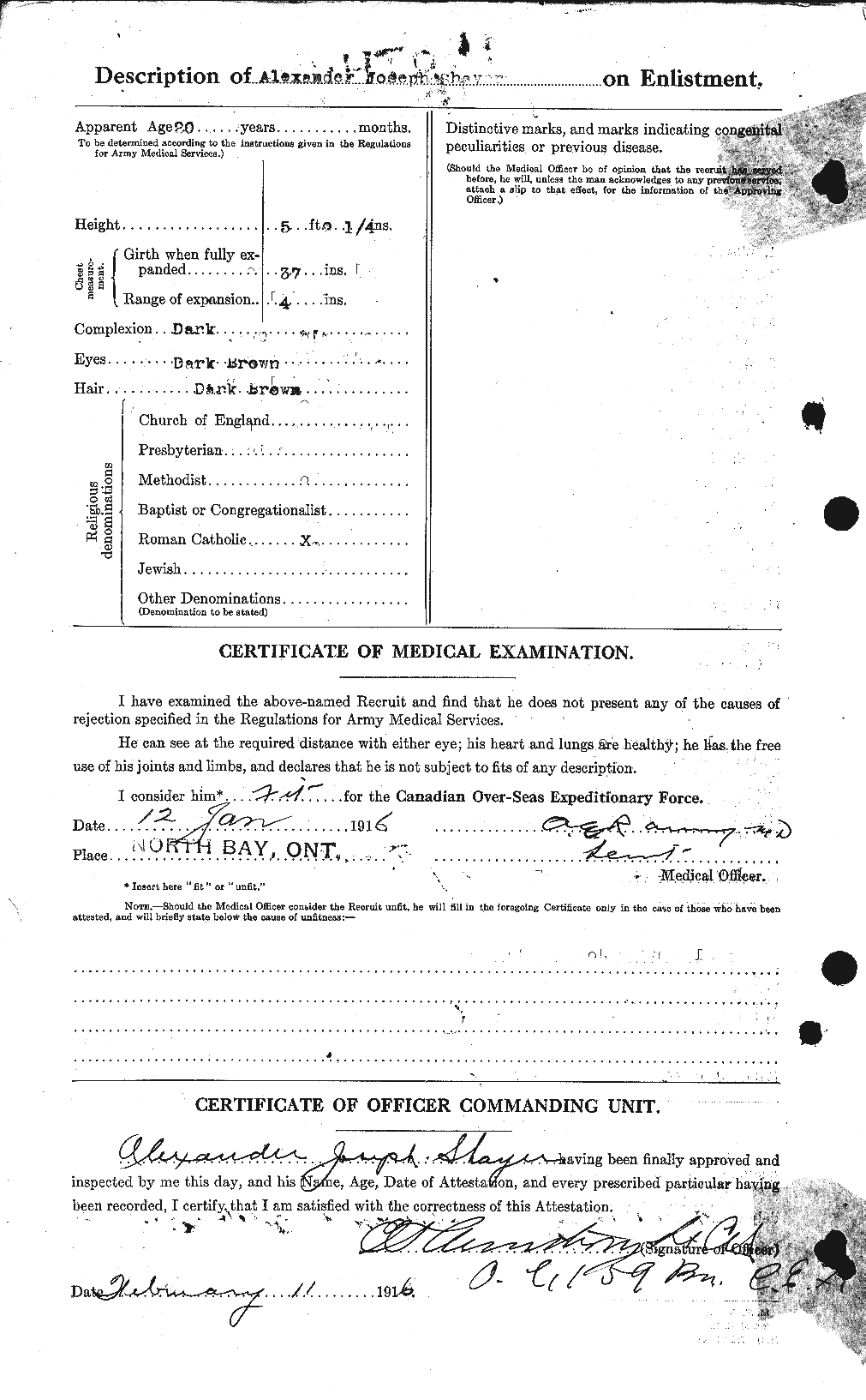 Personnel Records of the First World War - CEF 088918b