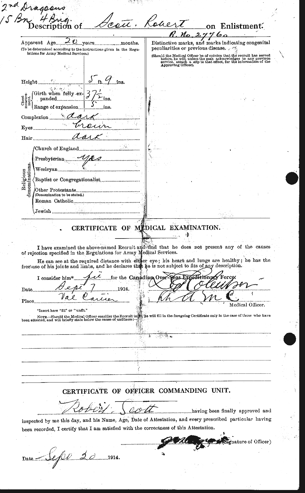 Personnel Records of the First World War - CEF 089253b