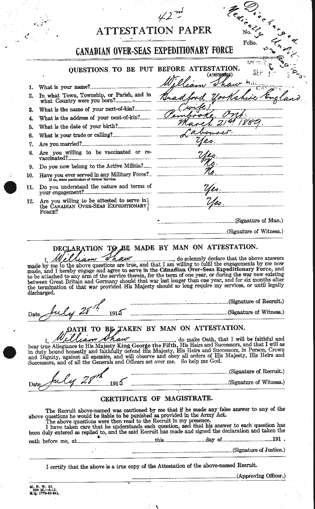 Personnel Records of the First World War - CEF 089440a