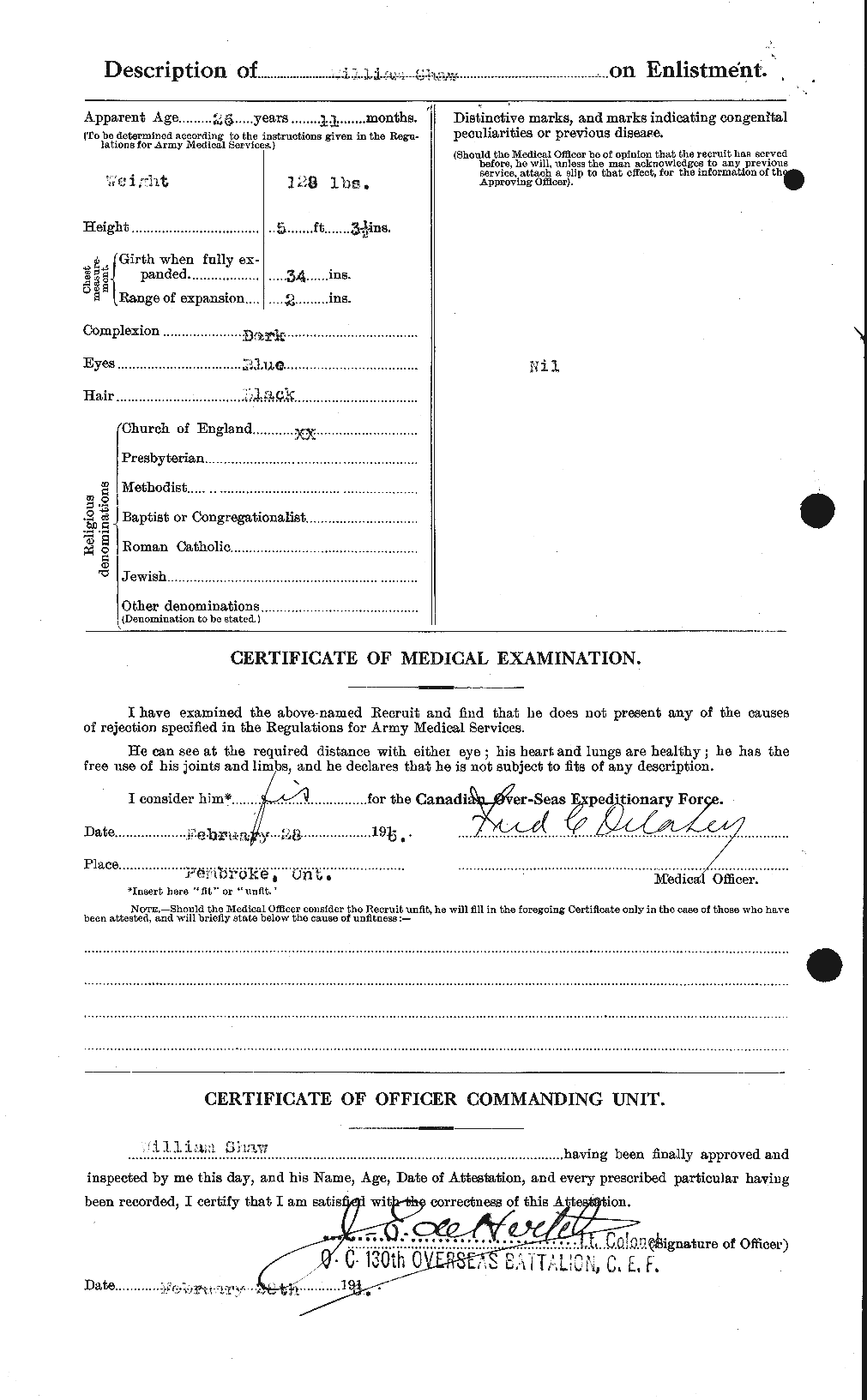 Personnel Records of the First World War - CEF 089441b