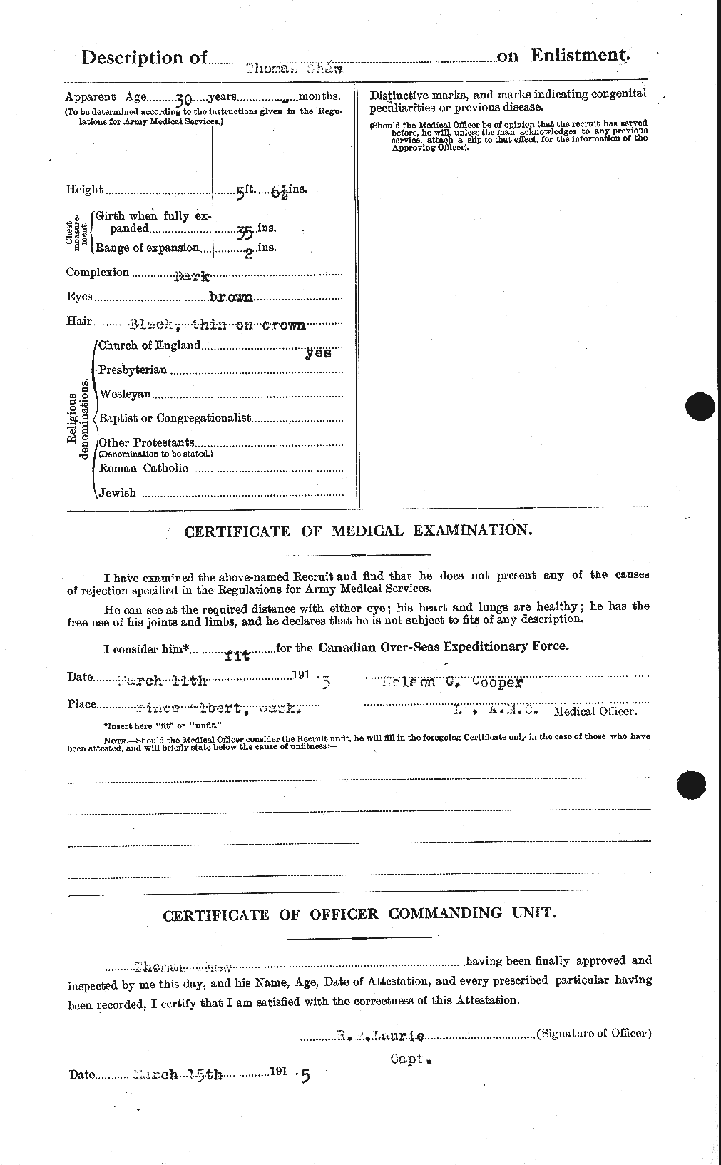 Personnel Records of the First World War - CEF 089628b