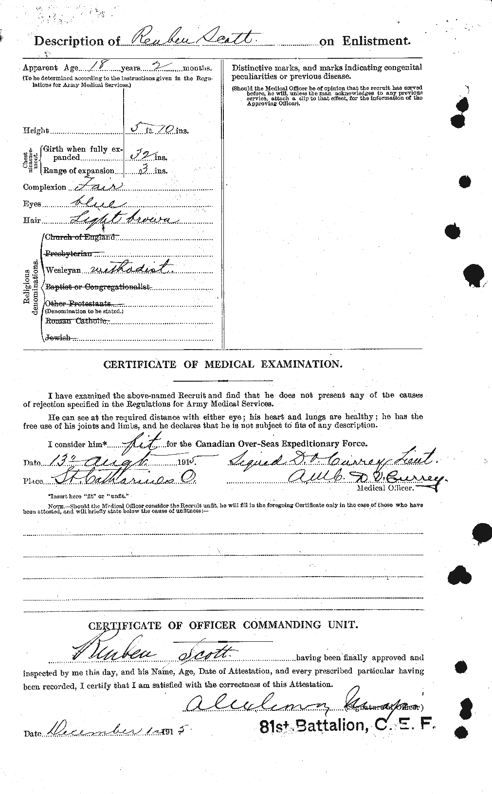 Personnel Records of the First World War - CEF 090188b