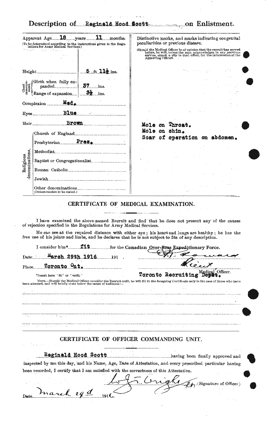 Personnel Records of the First World War - CEF 090194b