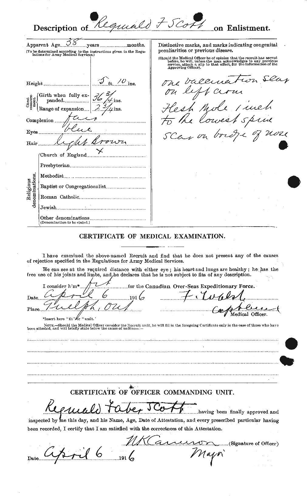 Personnel Records of the First World War - CEF 090197b