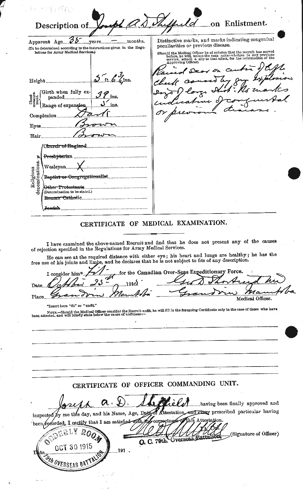 Personnel Records of the First World War - CEF 090390b