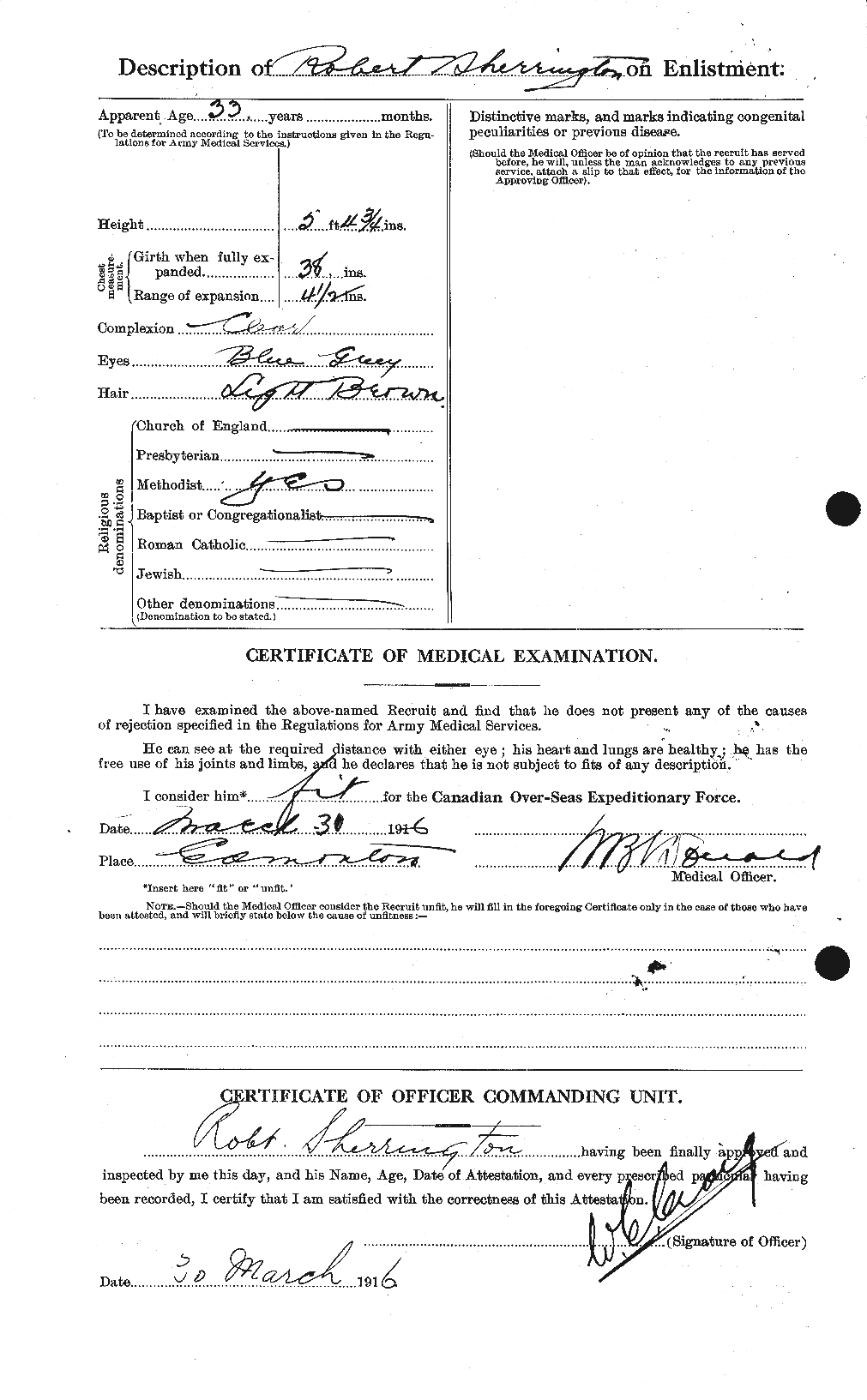 Personnel Records of the First World War - CEF 092373b