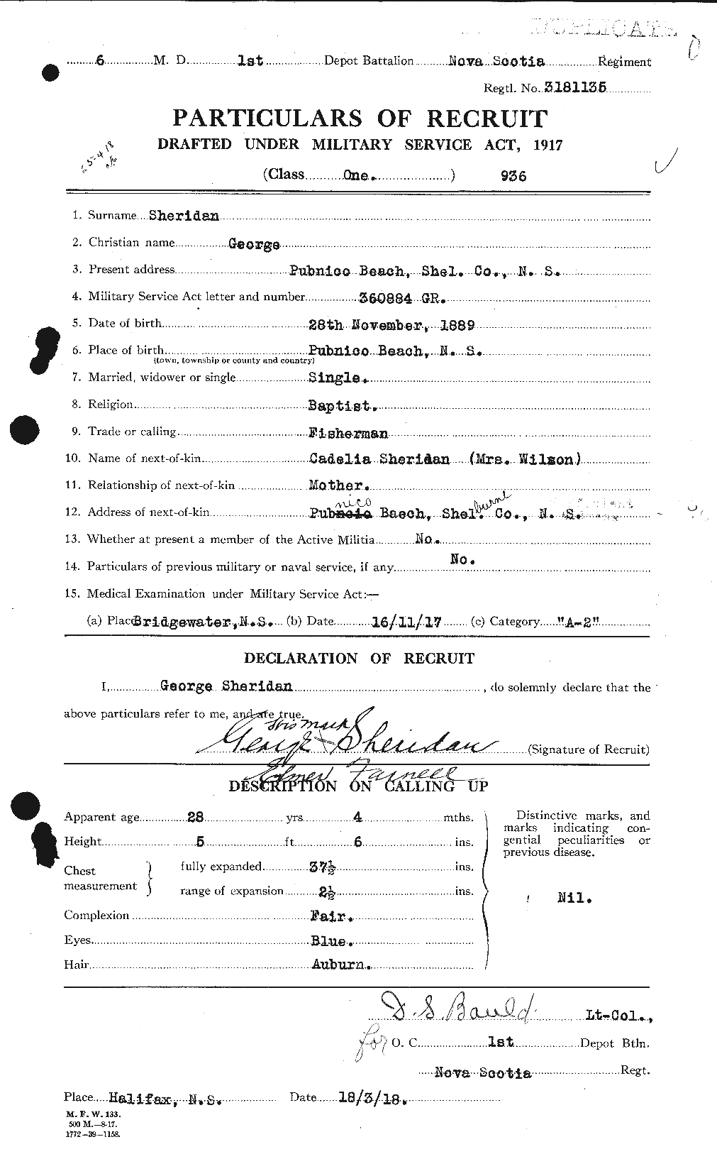 Personnel Records of the First World War - CEF 092690a