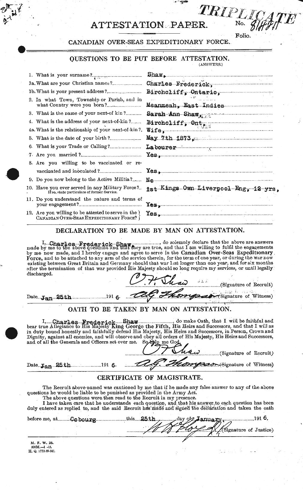 Personnel Records of the First World War - CEF 092979a