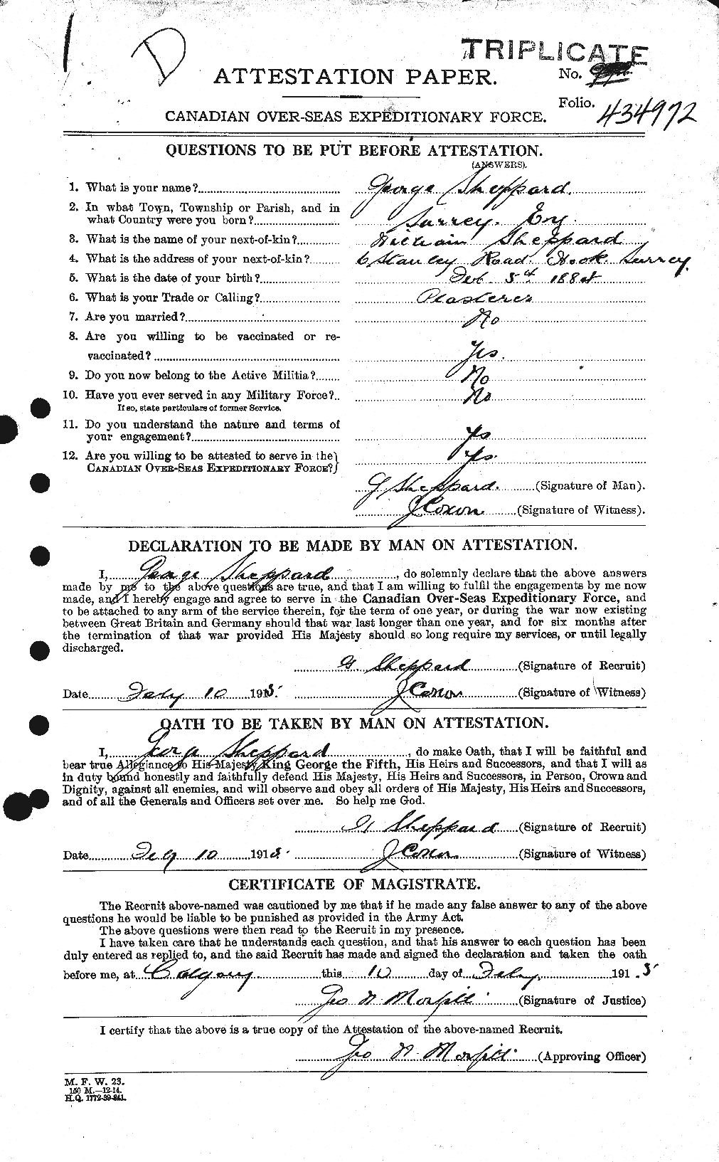 Personnel Records of the First World War - CEF 093828a
