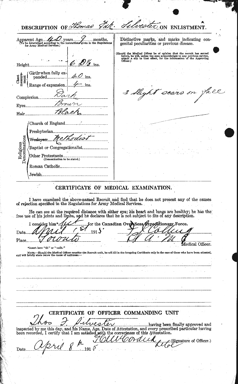Personnel Records of the First World War - CEF 095465b