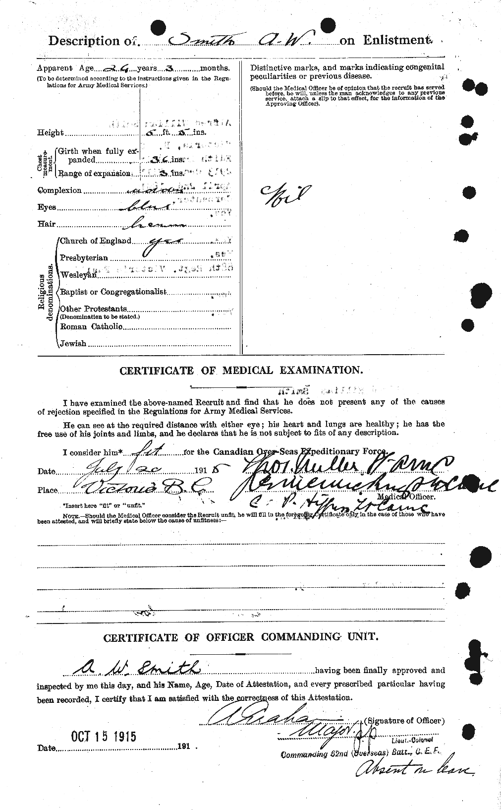 Personnel Records of the First World War - CEF 097692b