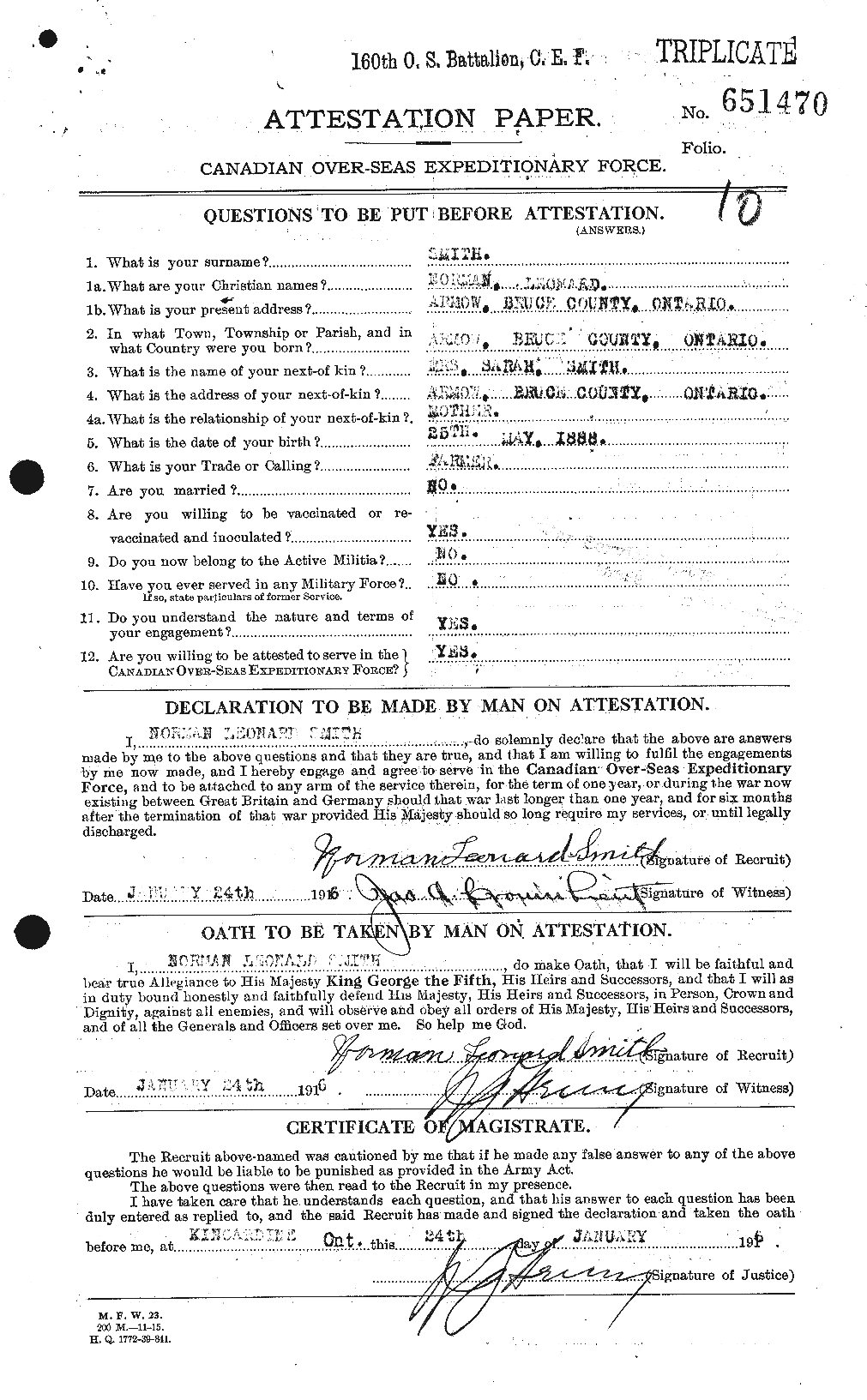 Personnel Records of the First World War - CEF 103853a